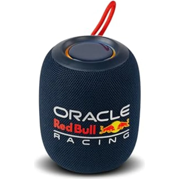 Oracle Red Bull Racing RB-SK460, Kompakter Bluetooth-Lautsprecher mit 5 W, TWS-Funktion, reaktive LED-Lichter, USB & FM-Radio – Bild 1