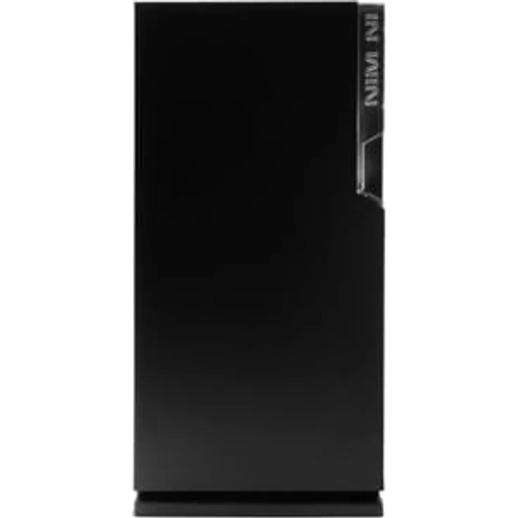 In Win 101C Midi-Tower Schwarz - Computer-Gehäuse (Midi-Tower, PC, Acrylnitril-Butadien-Styrol (ABS), SECC, Gehärtetes Glas, Schwarz, ATX,Micro ATX,Mini-ITX, Multi) – Bild 2