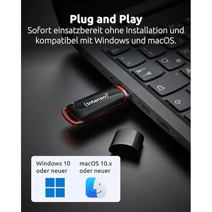 Intenso Business Line 32 GB USB-Stick USB 2.0 schwarz – Bild 5