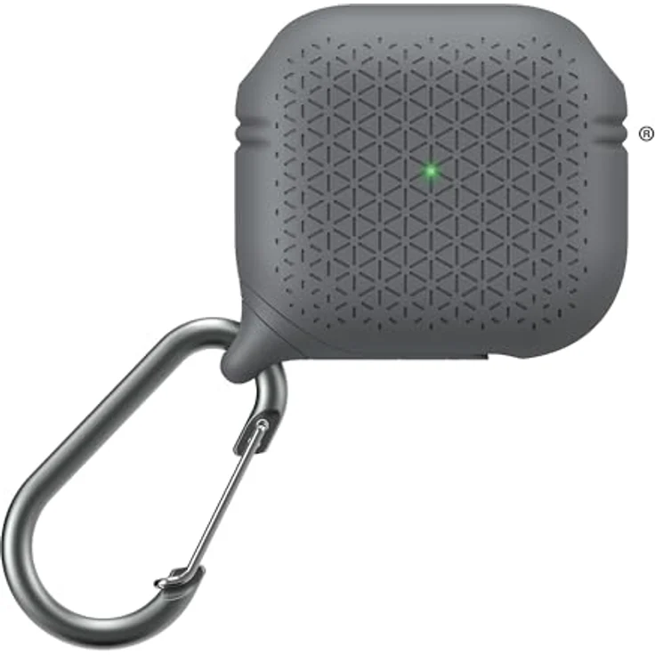 Catalyst Vibe Case für Apple AirPods (3. Gen.), IP67 wasserdicht, sturzsicher bis 1,2 m, Battleship Gray – Bild 1