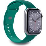 PURO Silicon Armband Apple Watch 42/44/45/49mm dunkelgrün (PUICNAW44DKGRN)