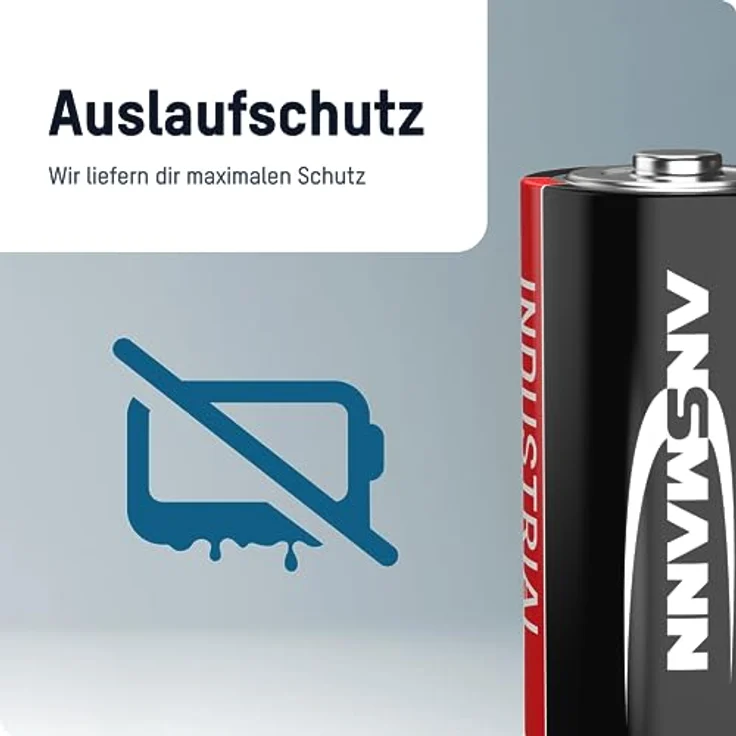 ANSMANN Industrial Alkaline Batterie Baby C LR14 Longlife Alkalibatterie Industriebatterie für hohen Strombedarf (10er Pack) – Bild 6