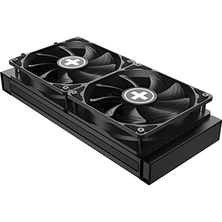 Xilence LQ240PRO AMD und Intel 240mm AiO Wasserkühlung, AM5/AM4, LGA 1700/2066/2011/1151/1150/1155/1156/1200, 300W TDP, 2x 120mm FDB PWM Lüfter, für hohe Kühlanforderungen im Gaming/Streaming, schwarz – Bild 4