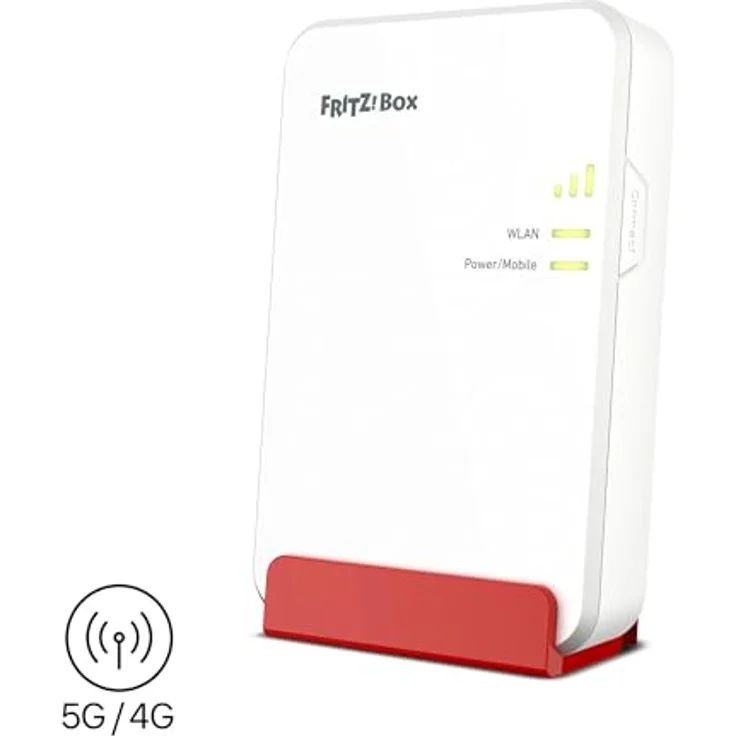 FRITZ! FRITZ!Box 6860 5G v2, WLAN Mesh-Router mit Wi-Fi 6, 3000 Mbit/s, DECT-Basis, IP54 wetterfest – Bild 2