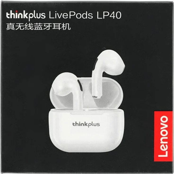 Lenovo LivePods LP40 TWS Schwarz Headset – Bild 1