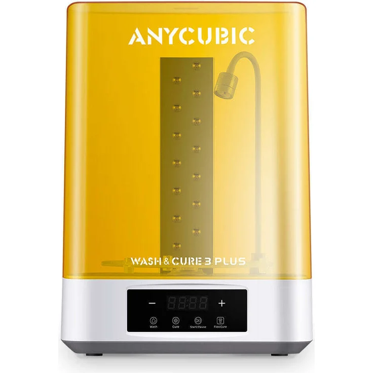 Anycubic Wasch- und Aushärtestation 3 Plus, lichtaushärtender 3D-Drucker, erhöhte Kapazität und verbesserte Aushärtungseffizienz