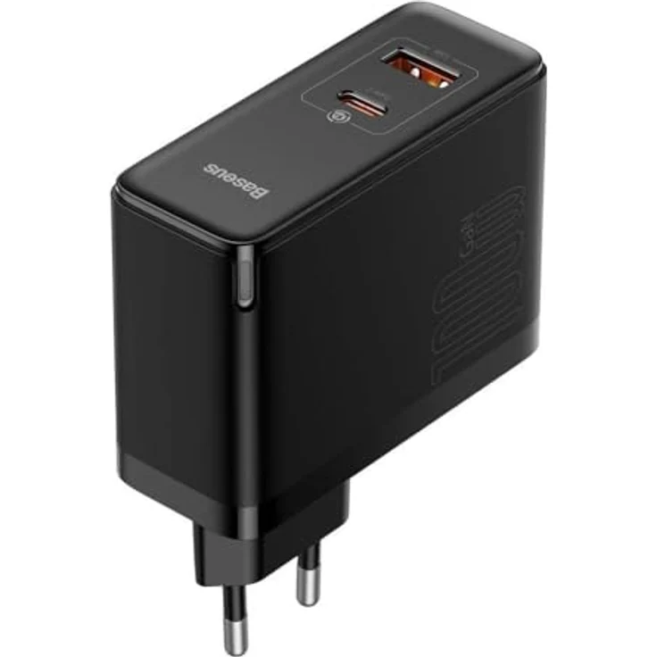 Baseus Travel Charger GaN5 Pro, 100W Quick Wall Charger mit PD3.0, QC4.0+, AFC, EU Schwarz – Bild 4