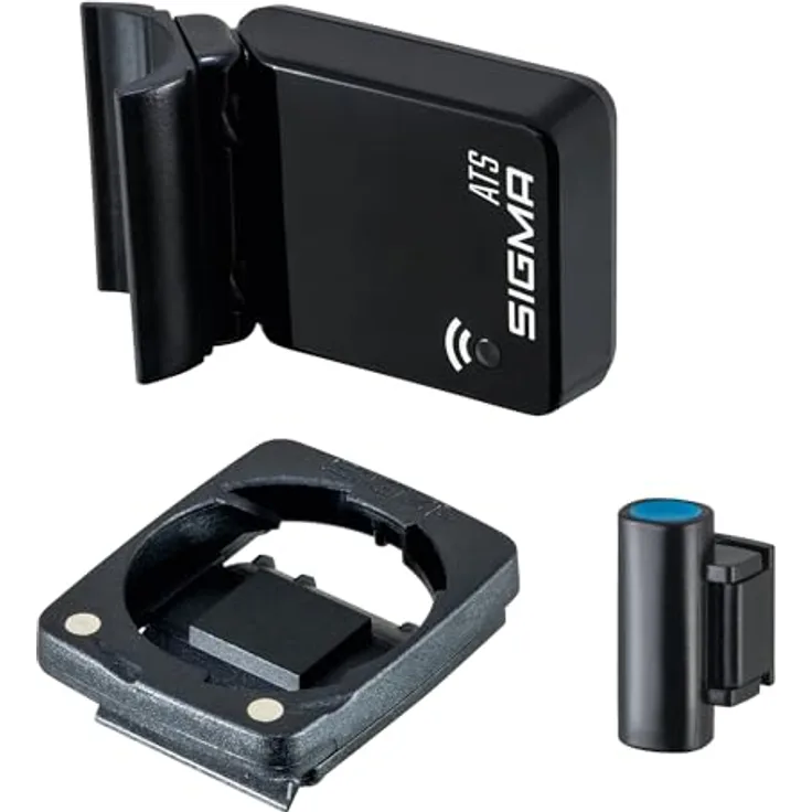 SIGMA ATS Rad 2 Kit 2032, Geschwindigkeitsmessung für analoge Funkfahrradcomputer, inkl. Halterung (CR2032), Geschwindigkeitssensor & Magnet, langlebig und einfach zu montieren