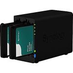 Synology DS224+ 2GB NAS 16TB (2X 8TB) HAT3300, montiert und getestet mit DSM SE installiert