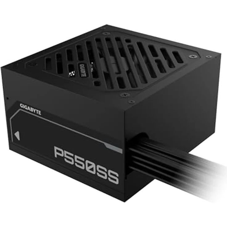 Gigabyte GP-P550SS, 550W PC Netzteil mit 80 PLUS SILVER Effizienz, aktiver PFC und 120mm FDB Lüfter, Schwarz – Bild 8