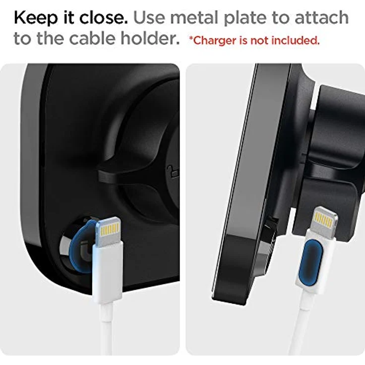 Spigen ITS35 Magnetic MagSafe Dashboard Car Mount, Smartphone Halterung mit starkem Magnet und teleskopischem Arm, Schwarz – Bild 7