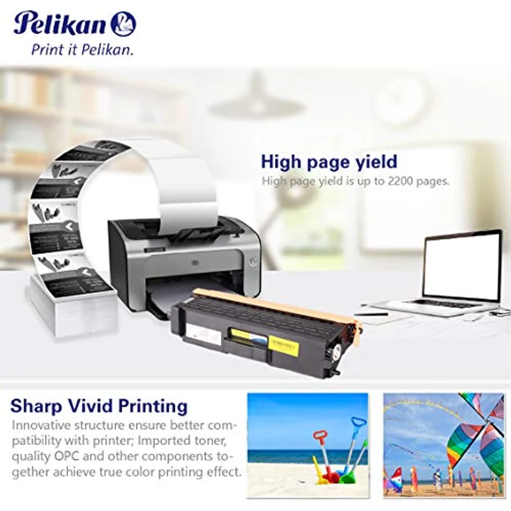 Pelikan TN-326Y, Toner mit exakter Farbwiedergabe, gelb – Bild 5