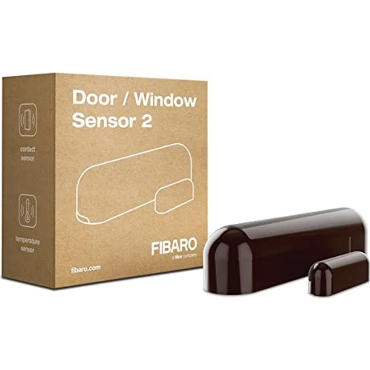 FIBARO FIBEFGDW-002-7 Tür-/Fenstersensor 2, Dunkelbraun – Bild 2