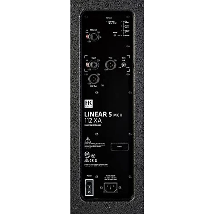 hk Audio Linear 5 MKII 112 XA, Aktiver 12-Zoll PA-Lautsprecher mit Class-D-Verstärker und 10-Band-EQ, Schwarz – Bild 5
