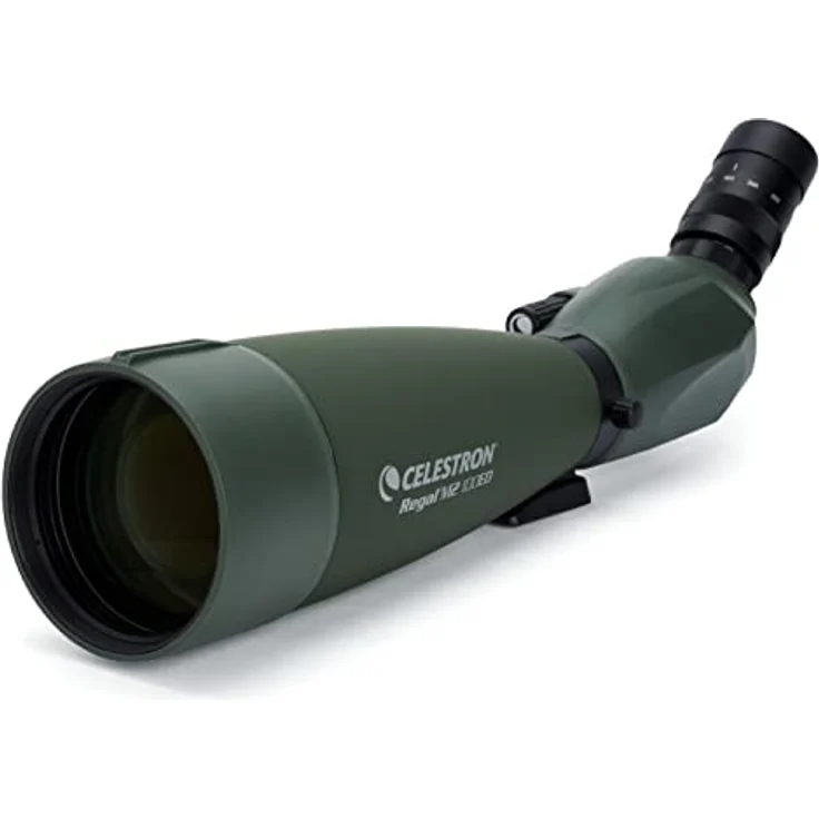 Celestron 52306 Regal M2 22-67x100mm ED-Teleskop mit Zoom-Winkelspektiv, mehrfach vergüteter Optik, BaK-4-Prismen, Magnesiumlegierung, Tragetasche, Grün – Bild 1