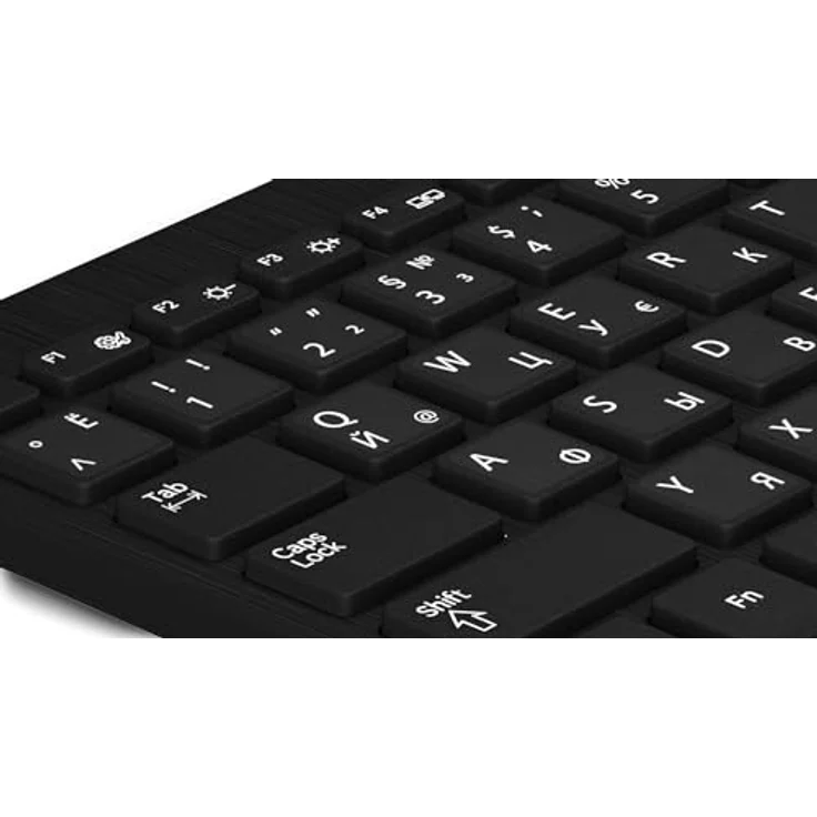Save-Your-Bitcoins Tastaturaufkleber mit russischer Schrift, Weiß – Bild 4