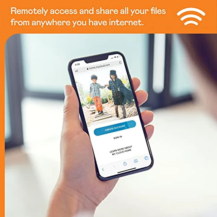 WD My Cloud Home persönlicher Cloudspeicher 6 TB (zentraler Speicher, mobiler Zugriff unterwegs, automatische Backups, Dateisuchfunktion, einfache Installation) – Bild 5