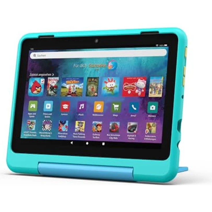 Amazon Fire HD 8 Kids Pro-Tablet (Neueste Generation) | Kinder 6-12 J., 3 GB RAM, 8-Zoll-HD-Bildschirm, werbefreie Inhalte, Kindersicherung, 13 Std. Akkulaufzeit, 32 GB, blaugrün – Bild 1