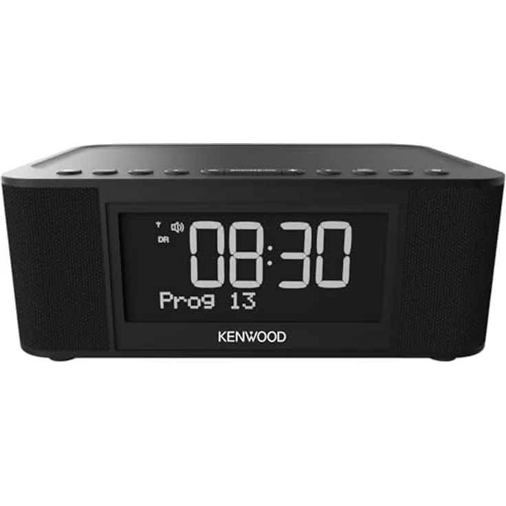Kenwood CR-ST40DAB-B - Stereo Radiowecker mit 3 Weckzeiten, DAB+, UKW, Bluetooth, USB, Ladefunktion, großes Display, 5-stufig dimmbar, 6 Watt RMS, Stationsspeicher, Schwarz - Preisvergleich – Bild 3