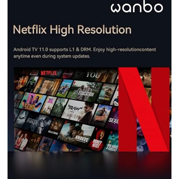 Wanbo Cube 2 Pro, Full HD Projektor mit 500 ANSI Lumen, Android TV 11, automatische Kalibrierung, Gimbal, Grün – Bild 5