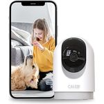 CALEX Indoor Pan & Neigung Kamera, 2K WiFi Sicherheitskamera für Innen, mit Auto-Tracking und Nachtsicht