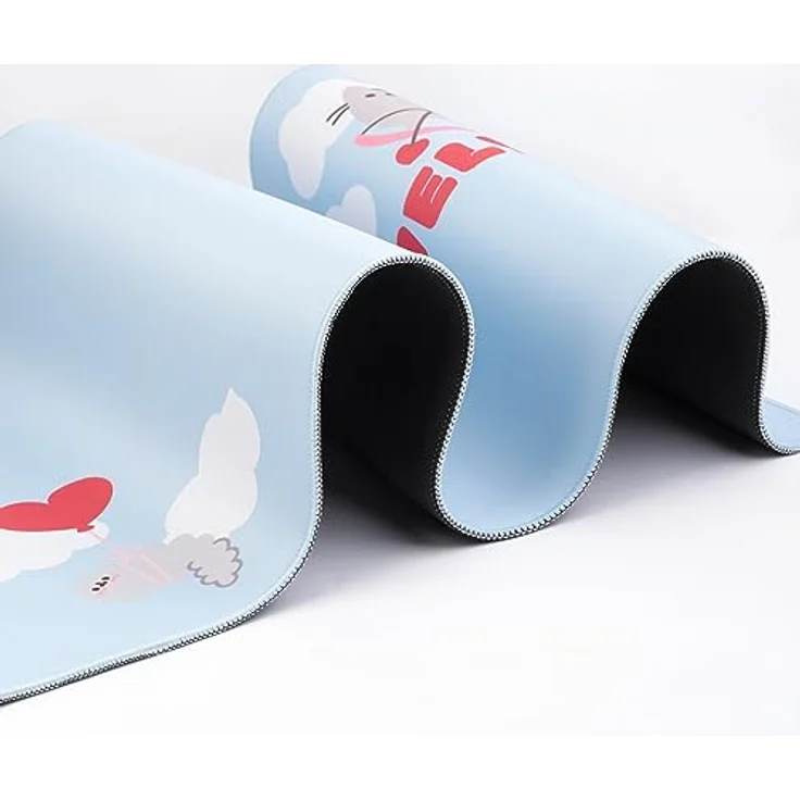 Grupo Erik XXL Gaming Mauspad Pusheen Cat, rutschfest und wasserabweisend, Himmelblau, 80 x 35 cm – Bild 3
