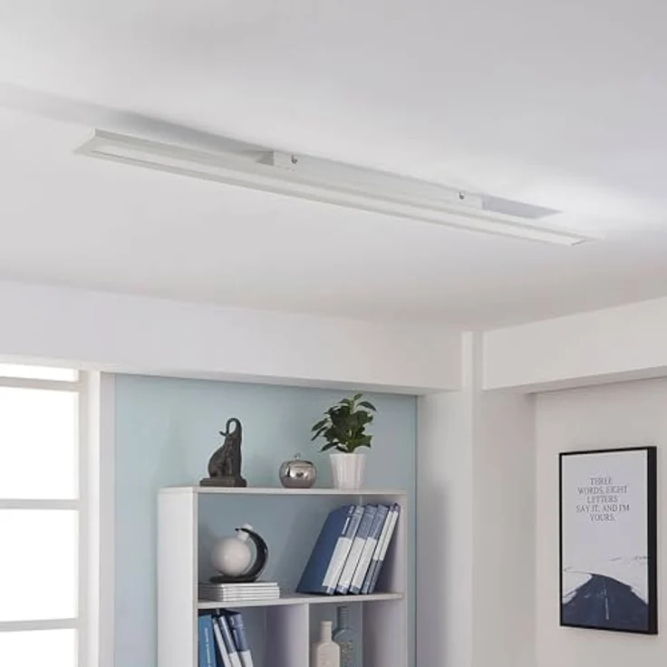 Arcchio LED Panel 'Arya' dimmbar mit Fernbedienung in Weiß - Bürolampe, Deckenlampe, Arbeitszimmerleuchte – Bild 4