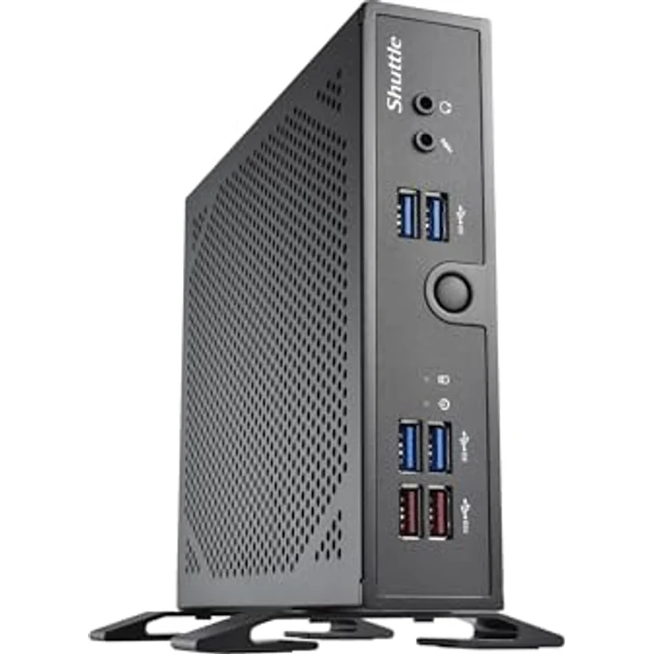 Shuttle XPC slim DS50U5, Slim-PC mit Core i5 1335U 1.3 GHz, 0 GB RAM, Schwarz – Bild 5