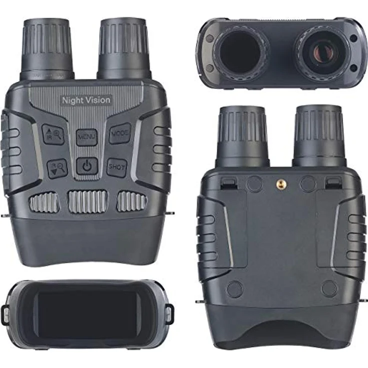 Zavarius Nachtsicht Fernglas DN-800 V2, HD-Videokamera, bis 700 m IR-Sichtweite, mattschwarz – Bild 3