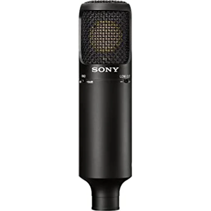 Sony C-80 Unidirektionales Kondensatormikrofon mit Dual-Membran-Konfiguration, Geräuschunterdrückung und Low-Cut-Filter – Bild 3