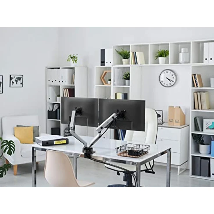 Durable Halterung SELECT PLUS mit Arm für 2 Monitore Tischhalterung, 509723 – Bild 4