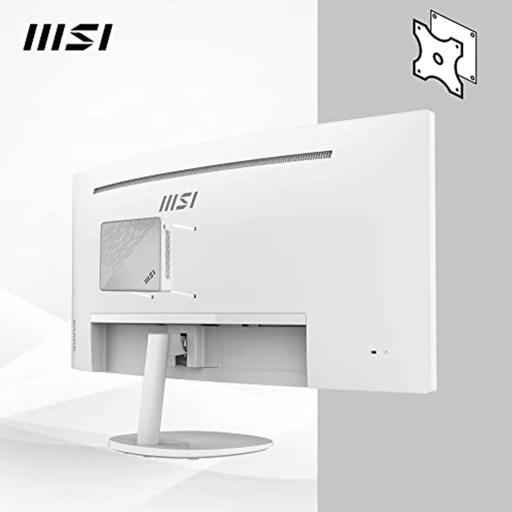 MSI PRO MP341CQWDE 34 Zoll Curved Business Monitor, UWQHD (3440x1440), 100 Hz, VA Panel, Weiß – Bild 5