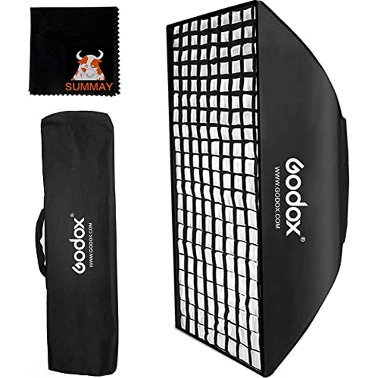 Godox Softbox + Grid - 60x90cm Bowens Mount – Bild 2