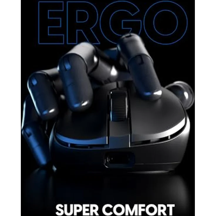 Pulsar Xlite v4 Mini Wireless, Gaming-Maus mit 32.000 DPI, 5 programmierbaren Tasten, ergonomisch für Rechtshänder, schwarz – Bild 5