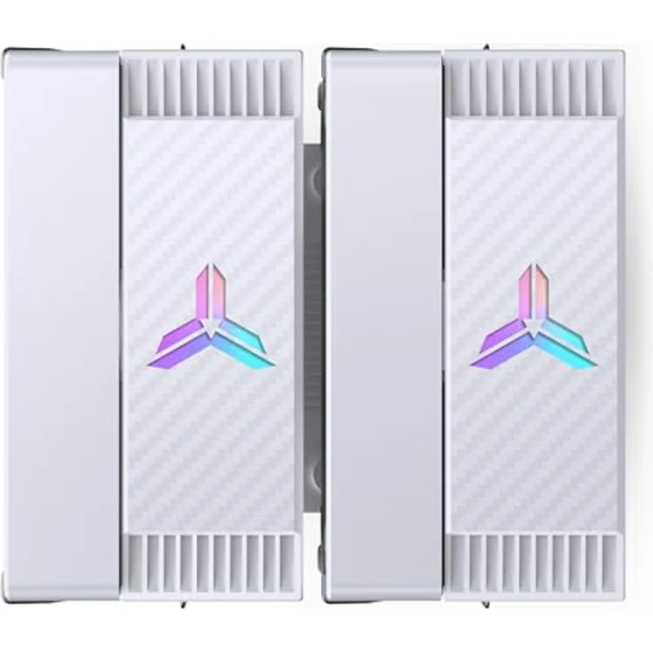 Jonsbo CR-3000E CPU-Kühler, Dual-Tower, ARGB, 260W TDP - weiß, 120mm – Bild 5