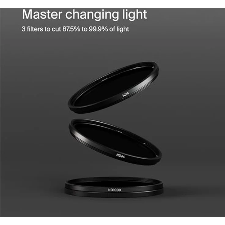 Urth 67 mm ND8, ND64, ND1000 ND Filter Kit (Plus+) – Bild 2