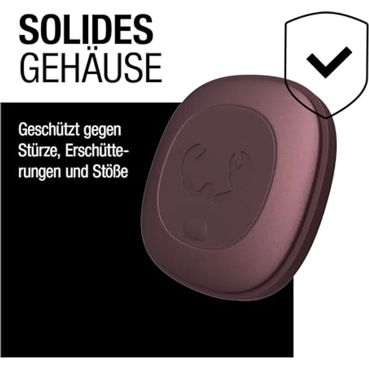 Fresh 'n Rebel Smart Finder - Funktioniert mit Apple Wo Ist? (IOS), Schlüsselfinder mit Lautsprecher, IP67 Staub- und wasserdicht, Austauschbare Akku (Deep Mauve) – Bild 4