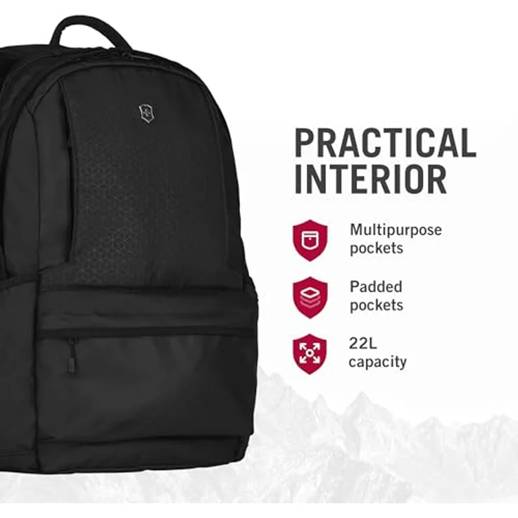 VICTORINOX Altmont Original Laptop Backpack, Laptop Rucksack, Damen/Herren, 15,6" Laptopfach, Tabletfach, 22 l, Schwarz – Bild 4