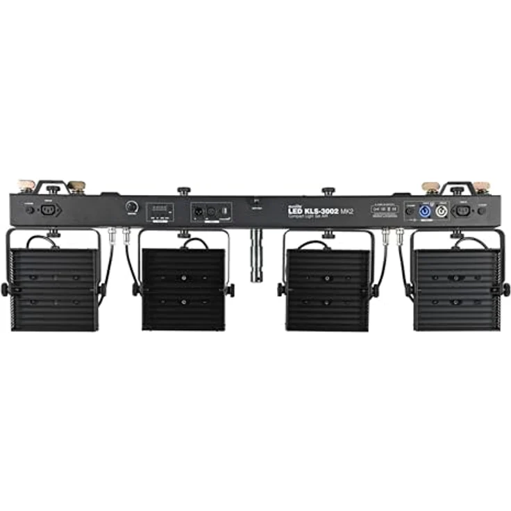 Eurolite KLS-3002 MK2 AIR, LED Par Set mit 28x12 W RGBWA/UV, 4 einzeln ansteuerbare Spots, Schwarz matt – Bild 4