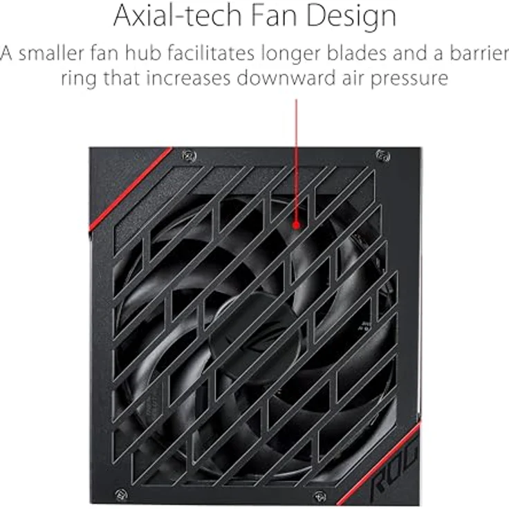 ASUS ROG Strix 750G Netzteil (750 Watt, 80 Plus Gold, 0dB-Kühlung) – Bild 3
