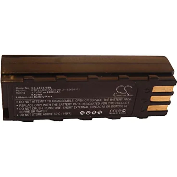 vhbw Akku kompatibel mit Symbol DSS3478, LS3478ER Barcodescanner POS (2600mAh, 3,7V, Li-Ion)