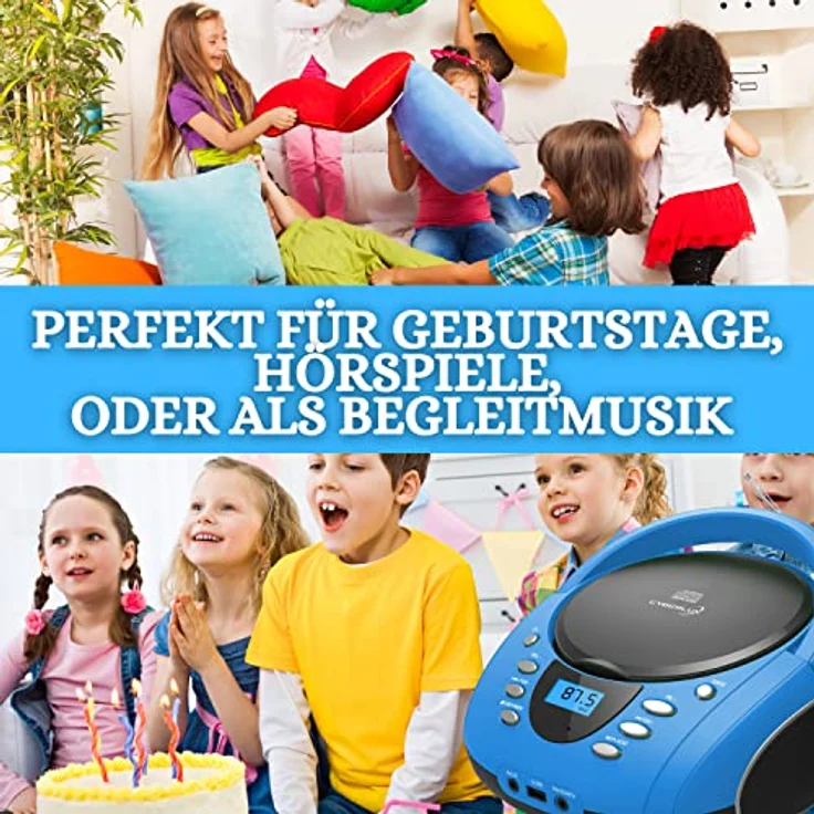 Cyberlux CL-710 CD-Player Blau – Bild 9