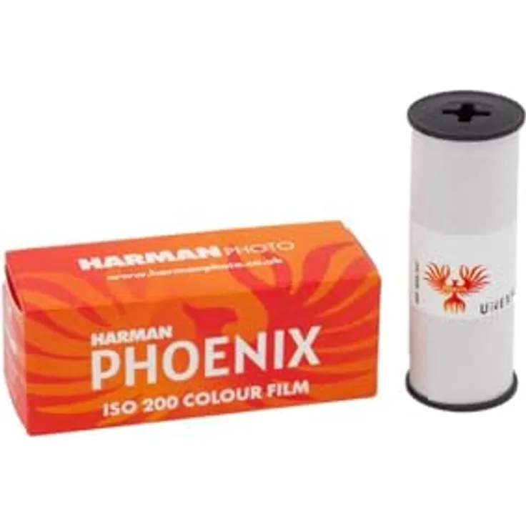 Harman Phoenix ISO 200 Color 120 Film, Kamera-Zubehör, 1 Rolle