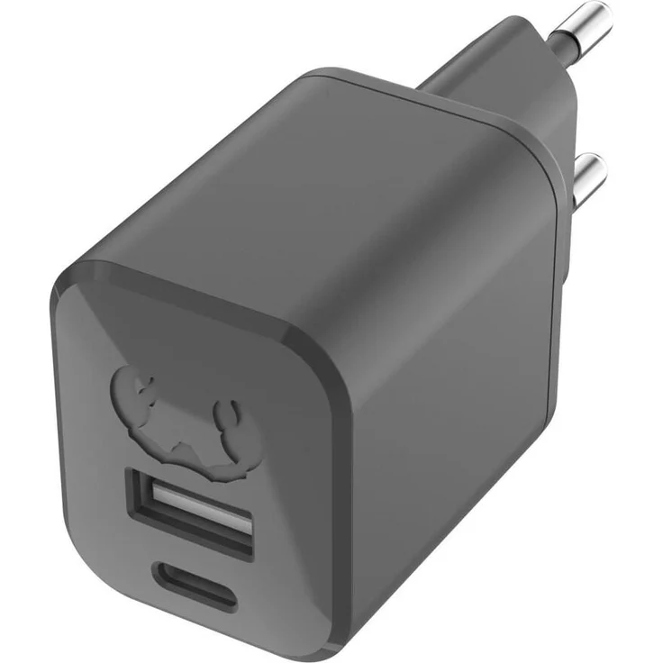 Fresh 'n Rebel Stecker-Ladegerät USB/USB-C 30W, Grau