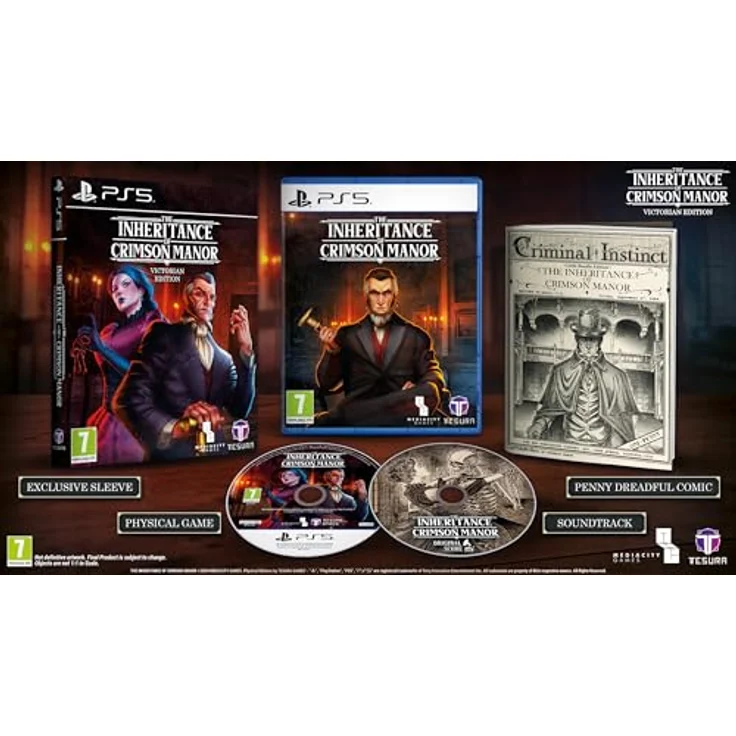 Tesura Games The Inheritance of Crimson Manor - Victorian Edition (PS5) - Dynamic Hints System, Well Balanced Logic Puzzles, Non Linear Exploration Gameplay and Rich Story – Bild 2