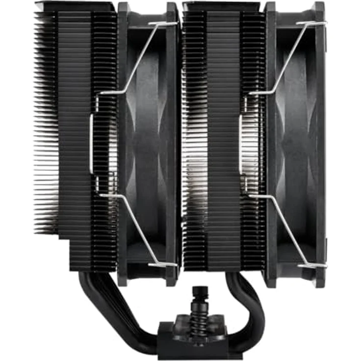 FSP Air CPU Cooler MP7-B LGA/1851/1700/1200 AMD:AM4/AM5, Gehäuselüfter mit Dual Performance-Lüftern, schwarz – Bild 3