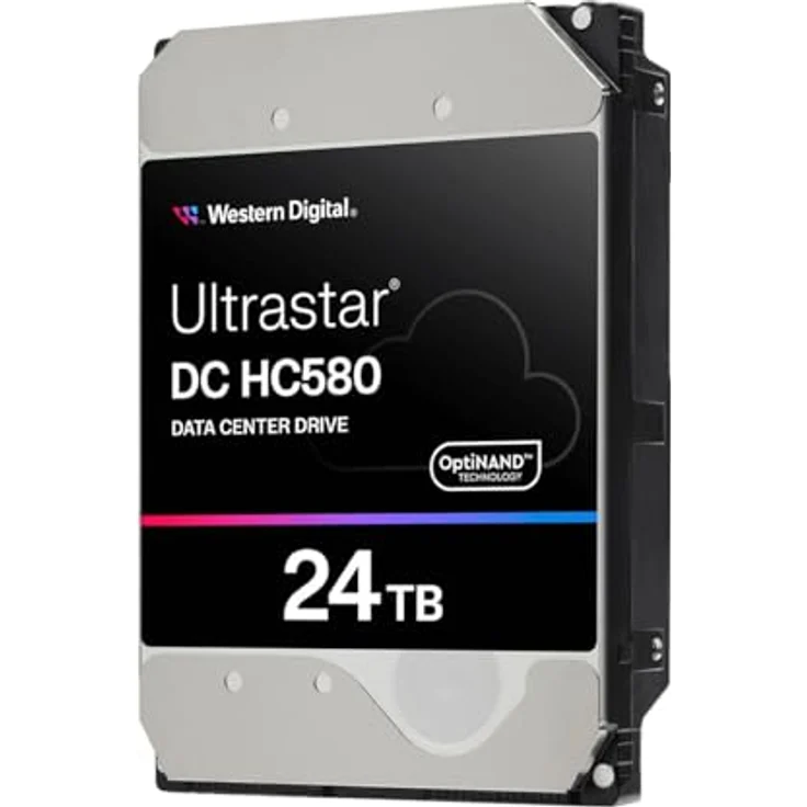 Western Digital WD Ultrastar DC HC580 24 TB 3.5" Interne Festplatte mit HelioSeal und OptiNAND – Bild 1
