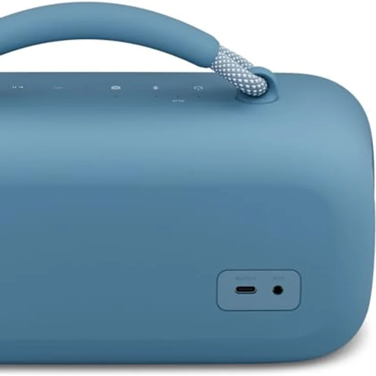 Bose Neuer Tragbarer SoundLink Max Lautsprecher, großer, wasserdichter Bluetooth-Lautsprecher, bis zu 20 Stunden Akkulaufzeit, USB-C, integrierter 3,5 mm AUX-Eingang, Dämmerungsblau – Bild 5