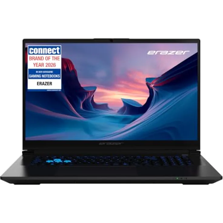 ERAZER Defender 17 P10, 17,3" Full HD Gaming Laptop - Intel Core i9-14900HX, GeForce RTX 5070, 32 GB RAM, 1 TB SSD, RGB Backlit-Keyboard