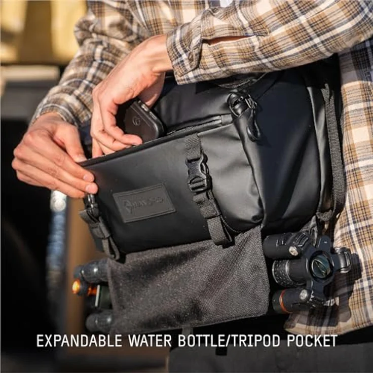 Wandrd ROAM Sling 9L, Kamera Hüfttasche mit wasserfestem Material, herausnehmbarem Kamerafach, Beige – Bild 7